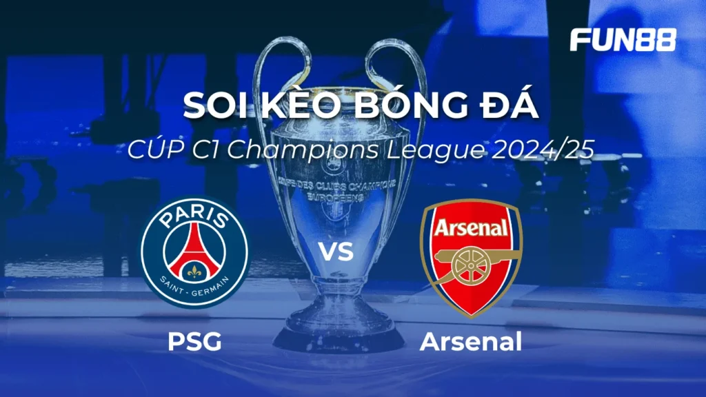 Soi kèo PSG vs Arsenal