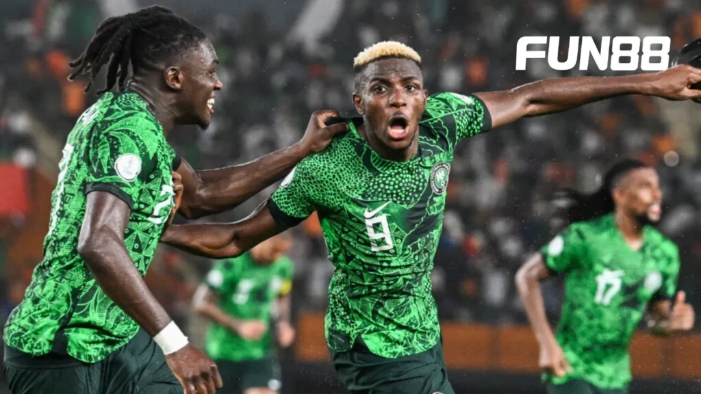 Nigeria đang đứng thứ 3 bảng C